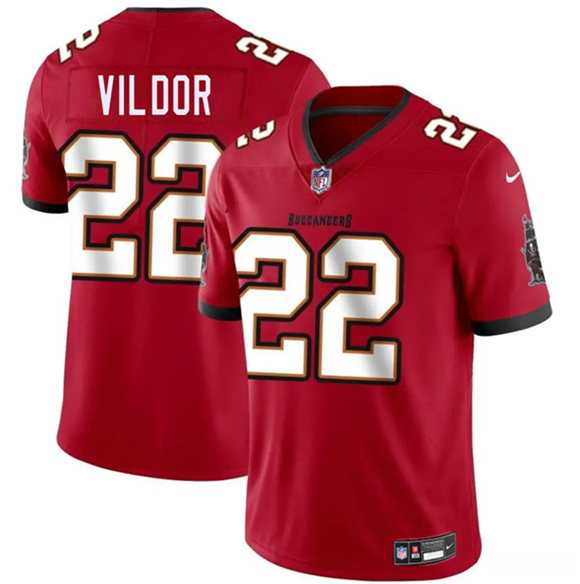 Men & Women & Youth Tampa Bay Buccaneers #22 Kindle Vildor Red 2025 Vapor Limited Stitched Jersey->tennessee titans->NFL Jersey